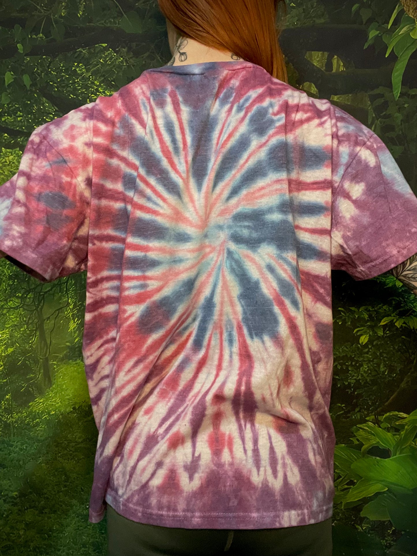 'Space Mouth' Tie Dye Tee T-Shirt Medium