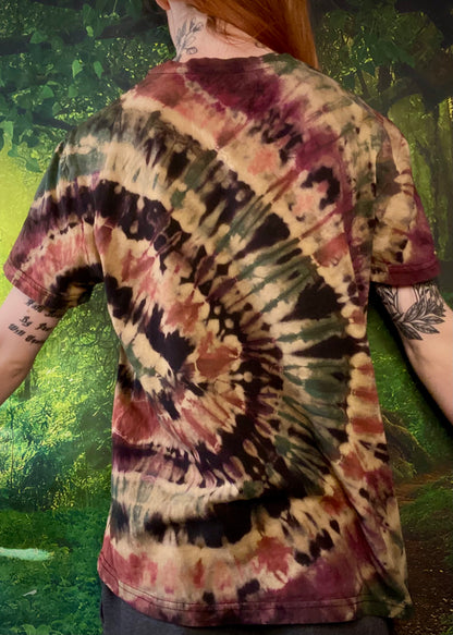 Gratitude Rx Reverse Tie Dye T-Shirt Tee Small