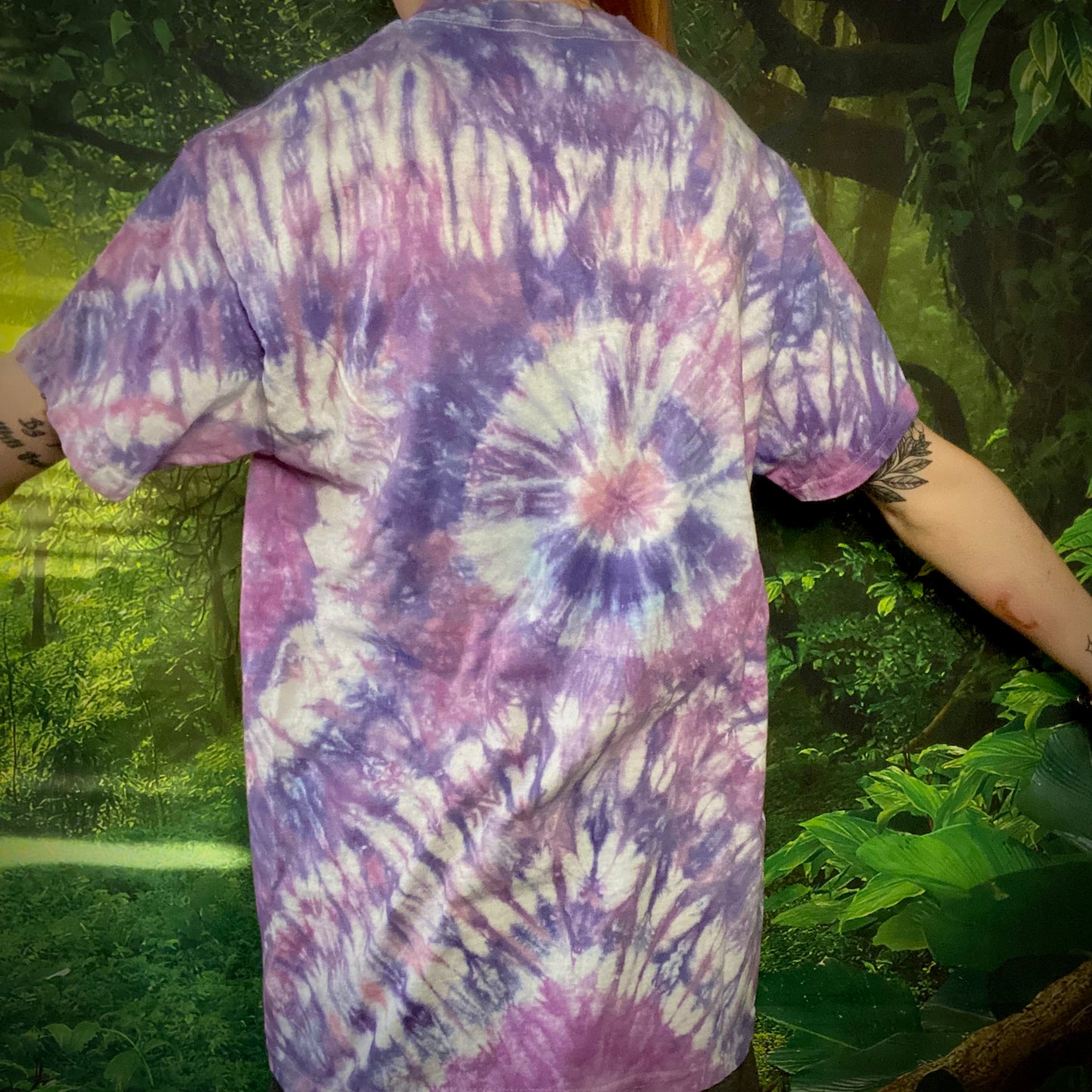 Purple Vampiress Medium Tie Dye T-Shirt Tee