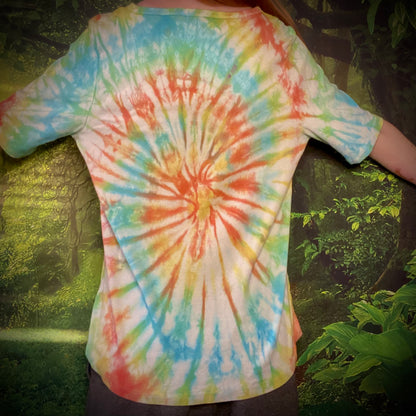 Cottage House Womens' XL Tie Dye T-Shirt Tee