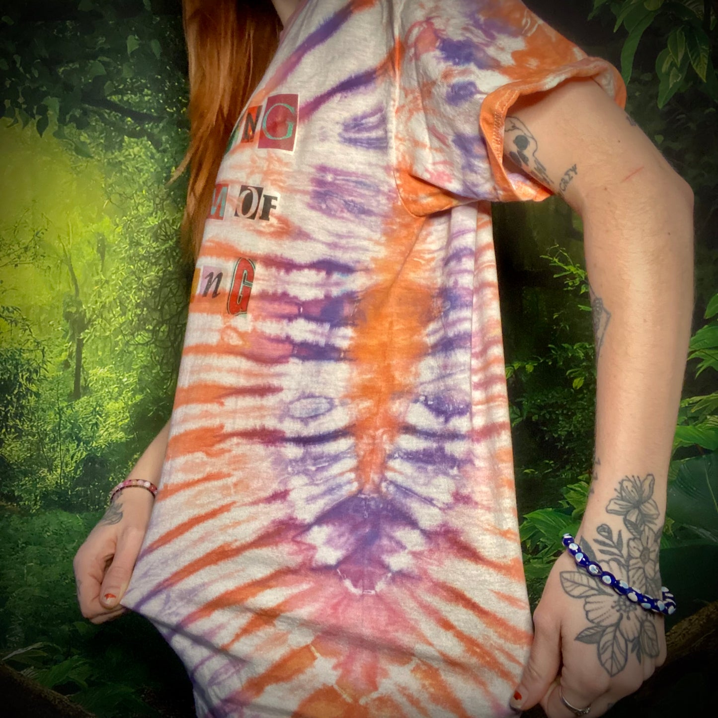 'Dreaming Is A Form Of Planning' Medium Tie Dye T-Shirt Tee