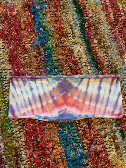 Multi-Colored Tie Dye Headband