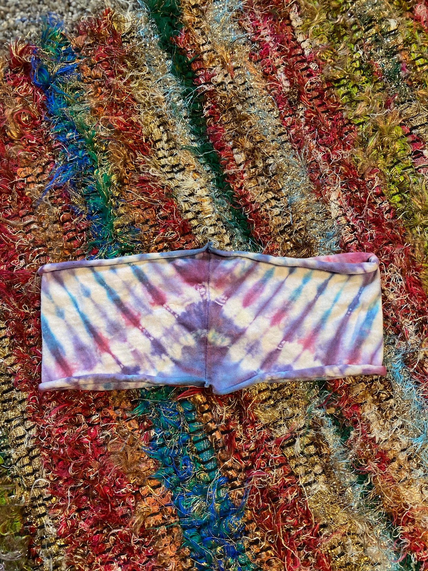 Multi-Colored Tie Dye Headband