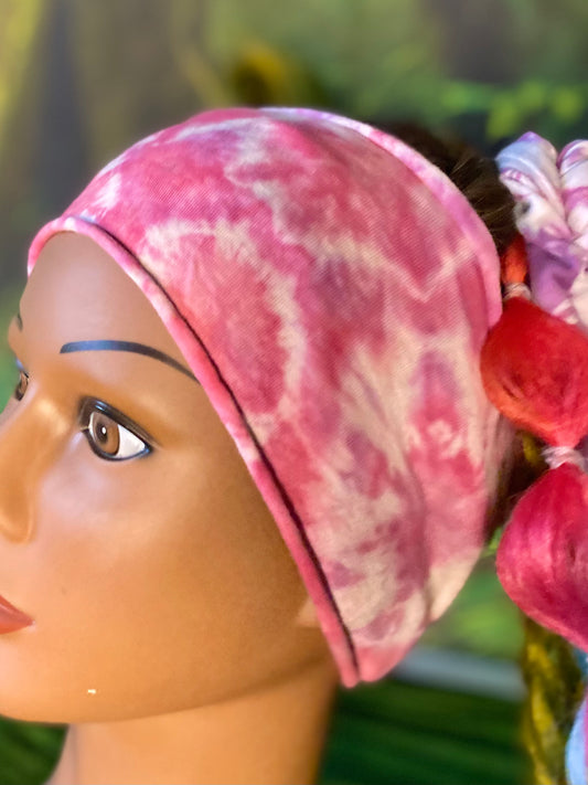 Pink And Fuchsia Geode Headband