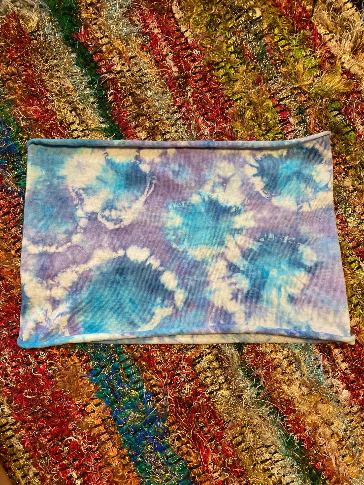 Purple And Blue Geode Headband Tie Dye Headband