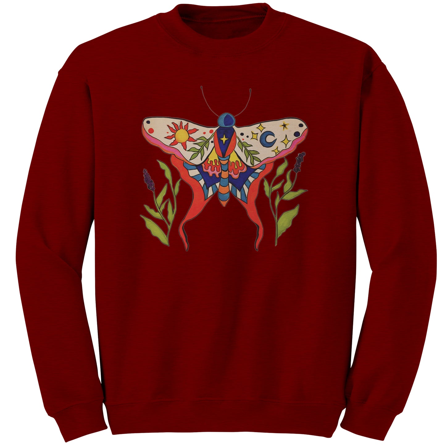 Luminous Balance Celestial Moth Sweatshirt