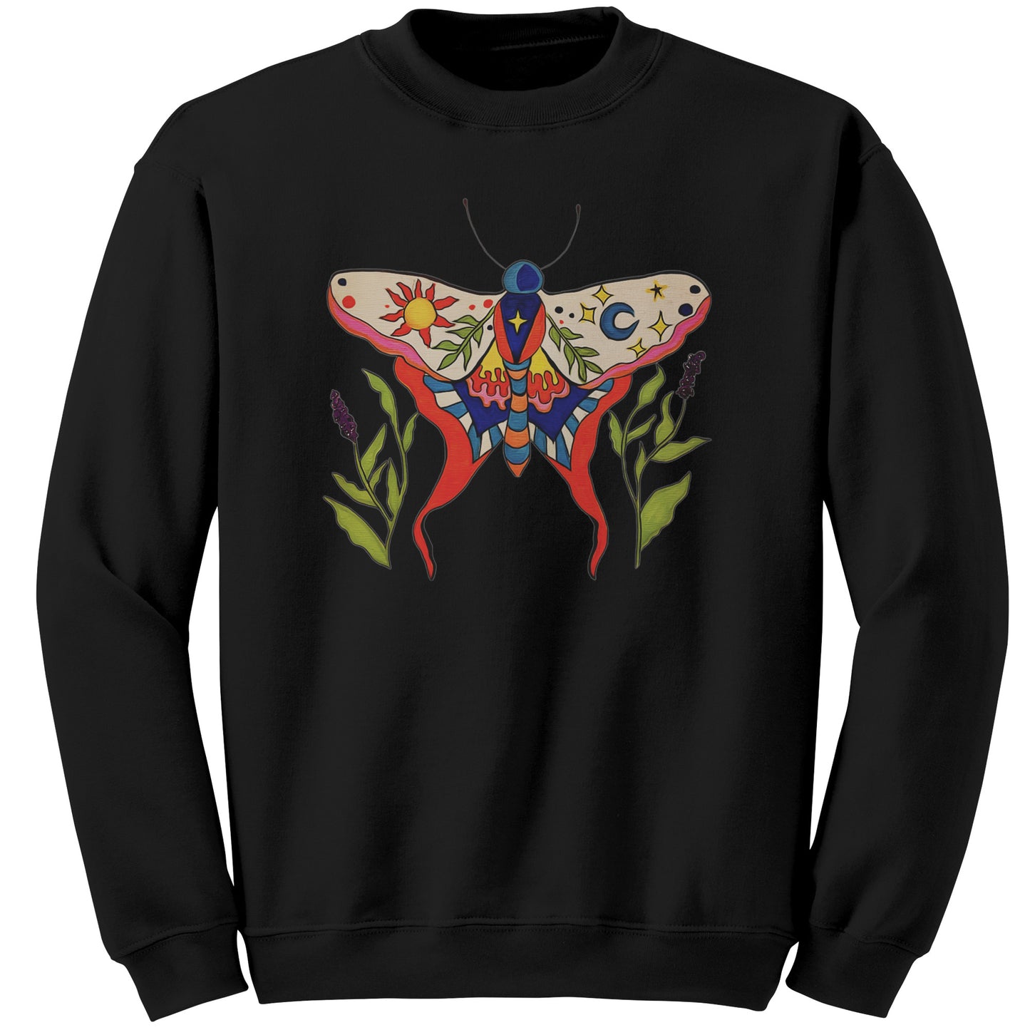 Luminous Balance Celestial Moth Sweatshirt