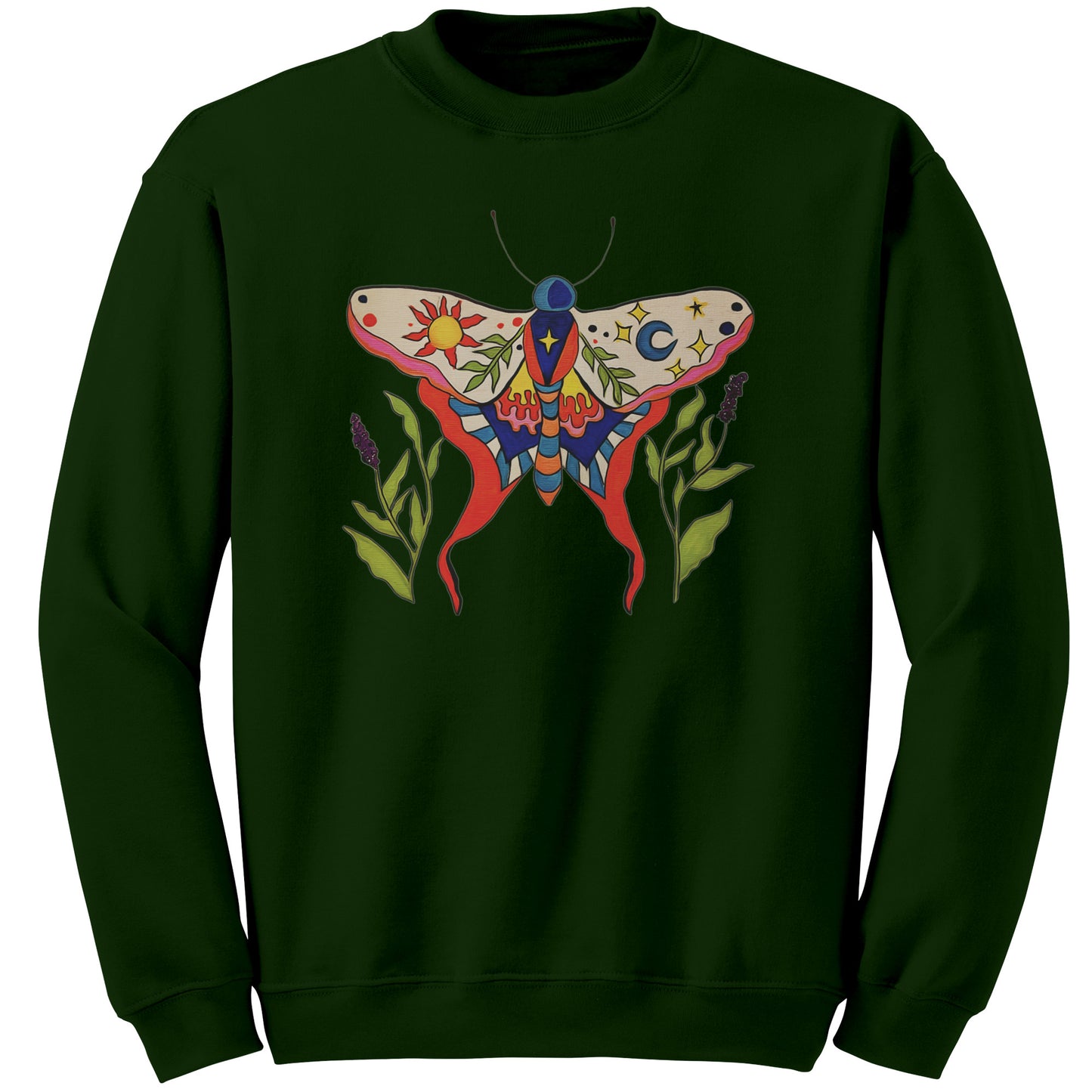 Luminous Balance Celestial Moth Sweatshirt