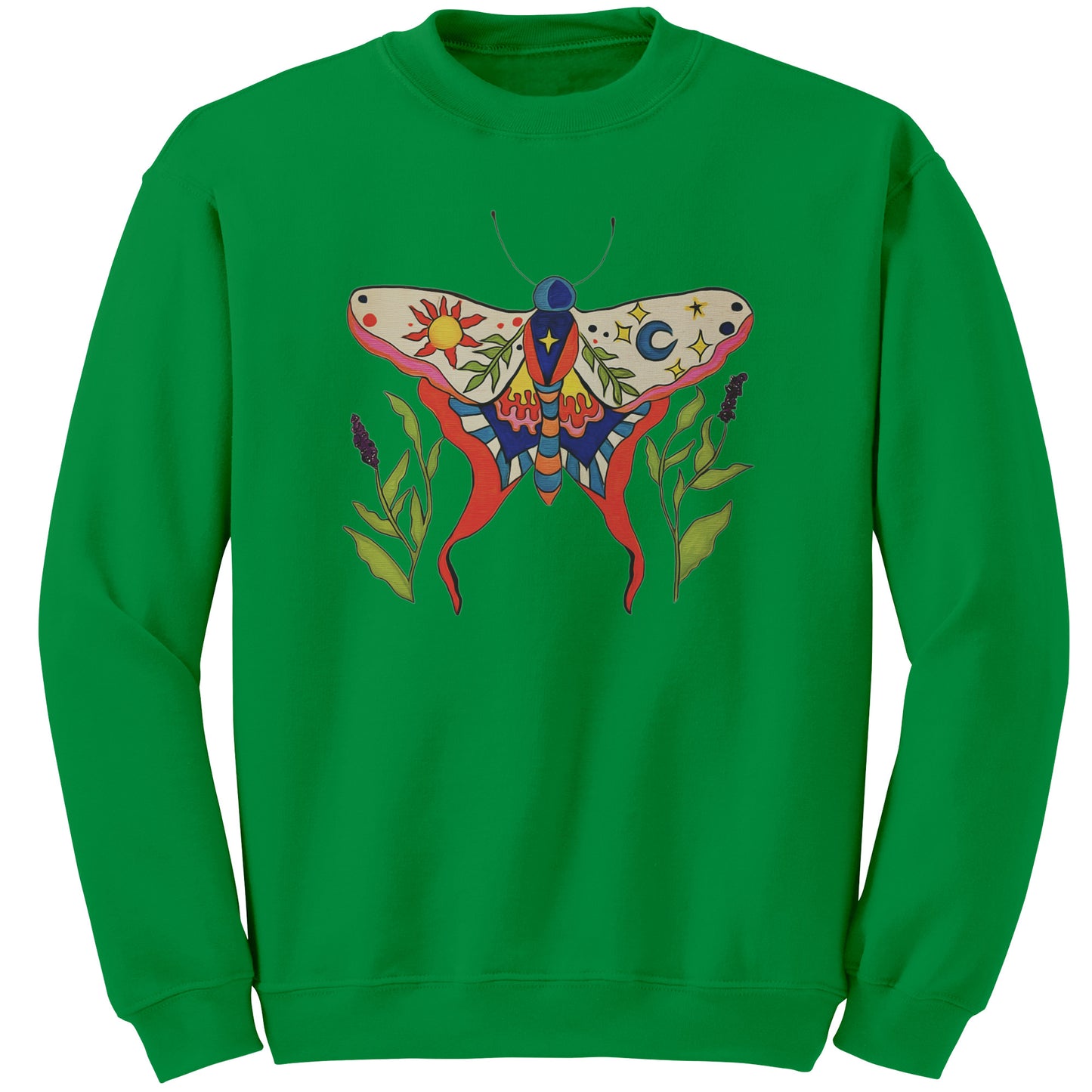 Luminous Balance Celestial Moth Sweatshirt