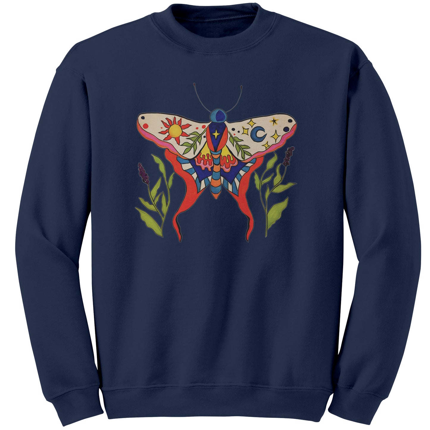 Luminous Balance Celestial Moth Sweatshirt