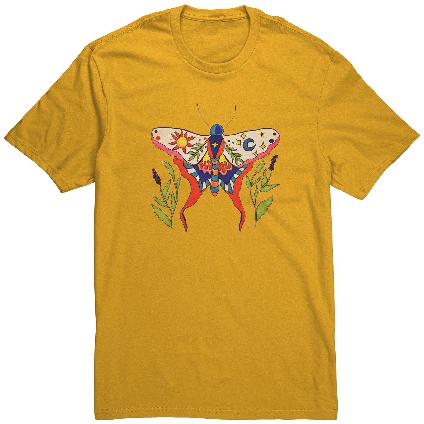 Luminous Balance Sun and Moon Moth Tee T-Shirt