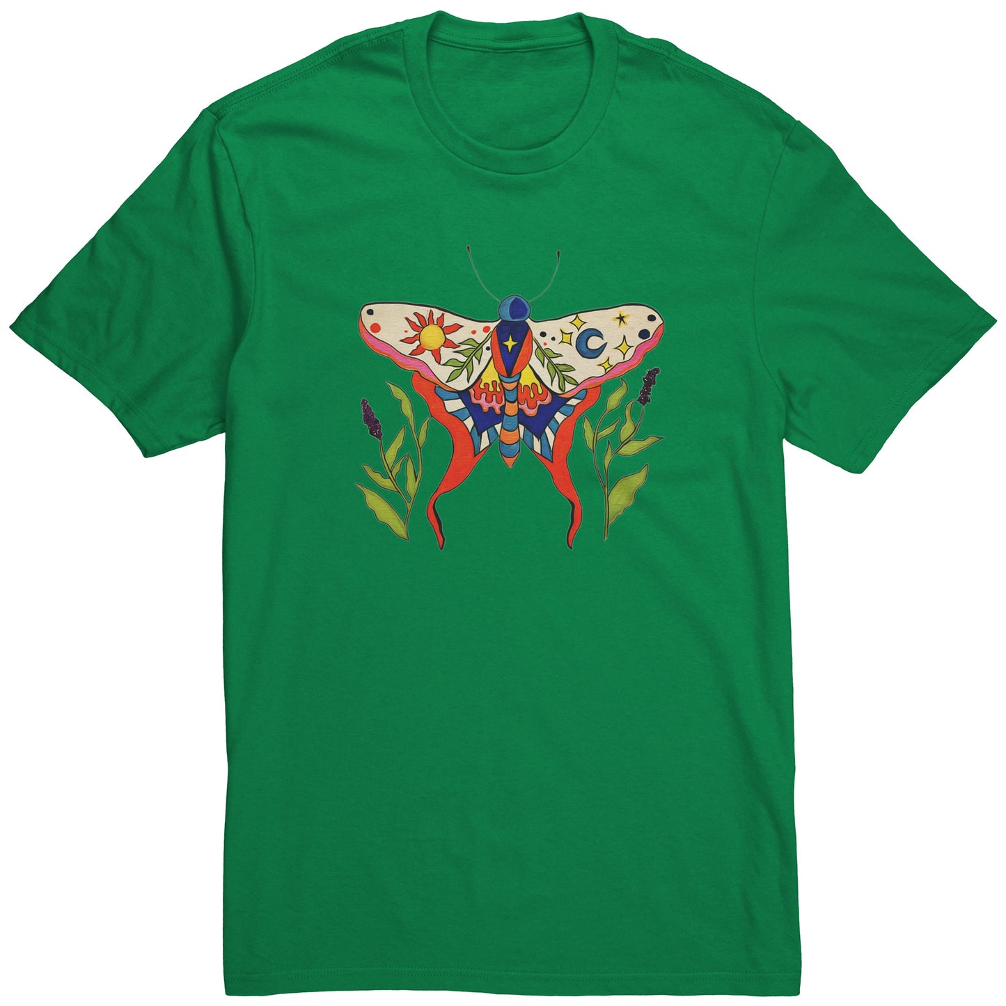 Luminous Balance Sun and Moon Moth Tee T-Shirt