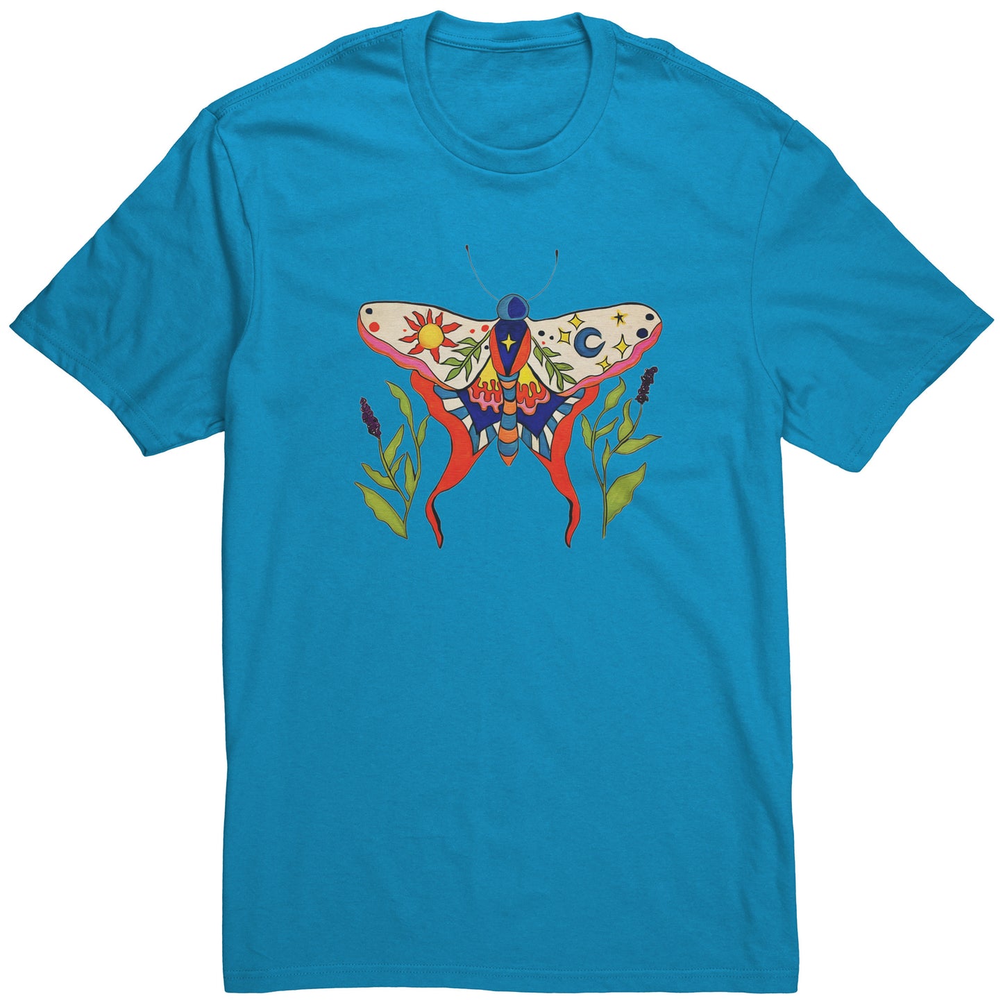 Luminous Balance Sun and Moon Moth Tee T-Shirt