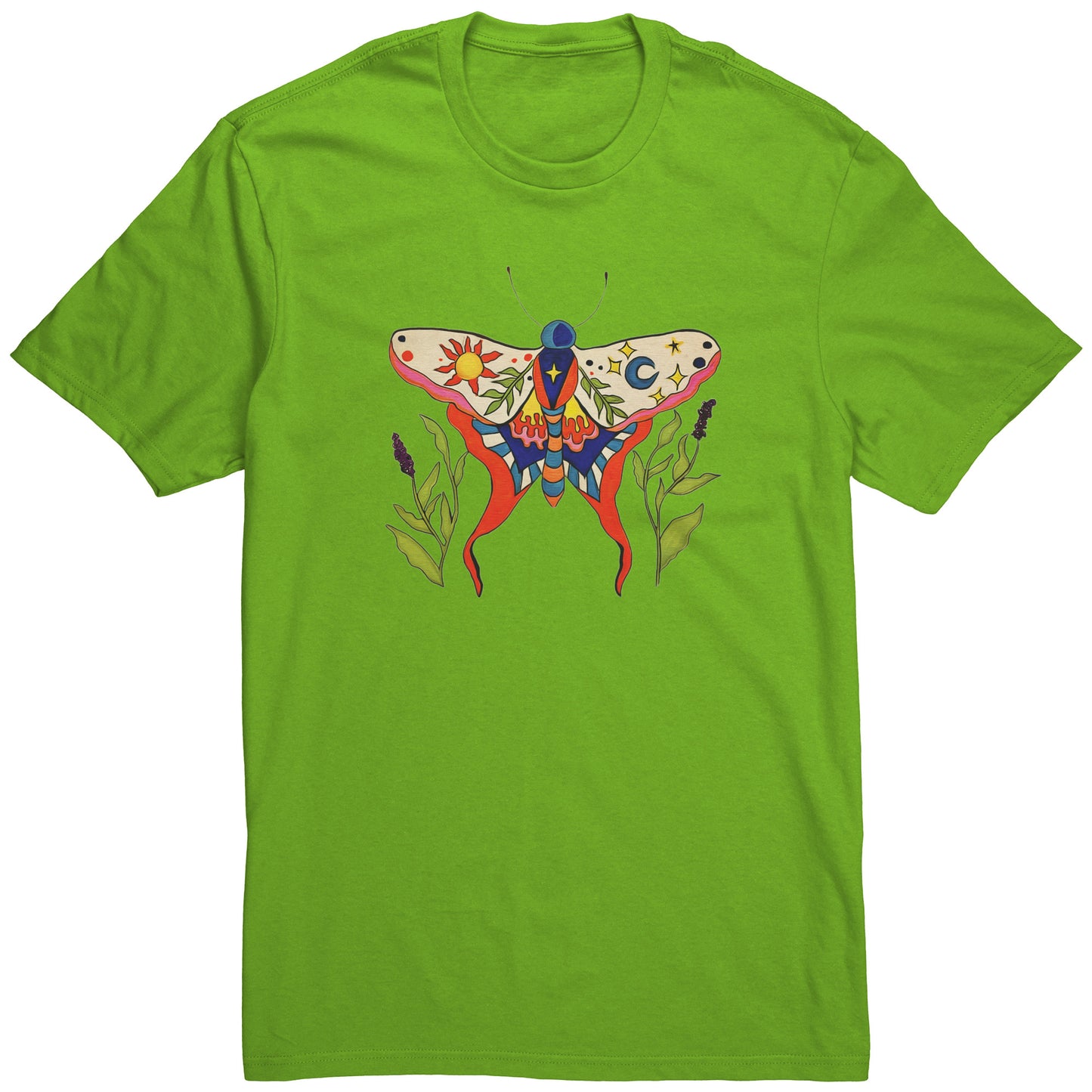 Luminous Balance Sun and Moon Moth Tee T-Shirt
