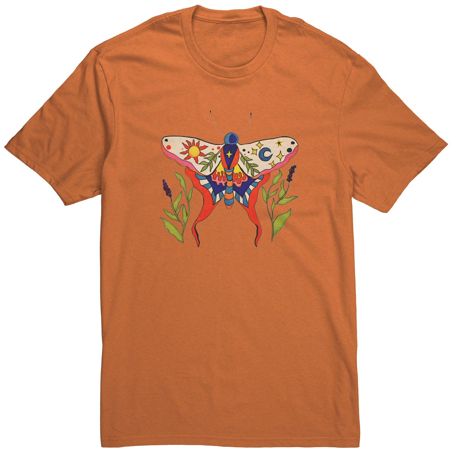 Luminous Balance Sun and Moon Moth Tee T-Shirt
