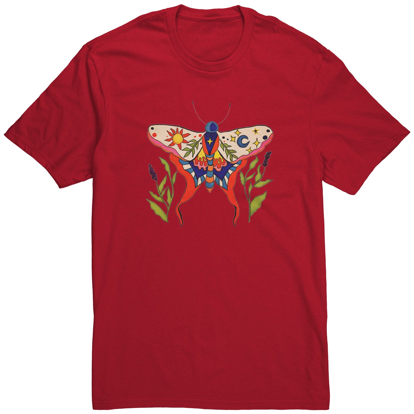 Luminous Balance Sun and Moon Moth Tee T-Shirt