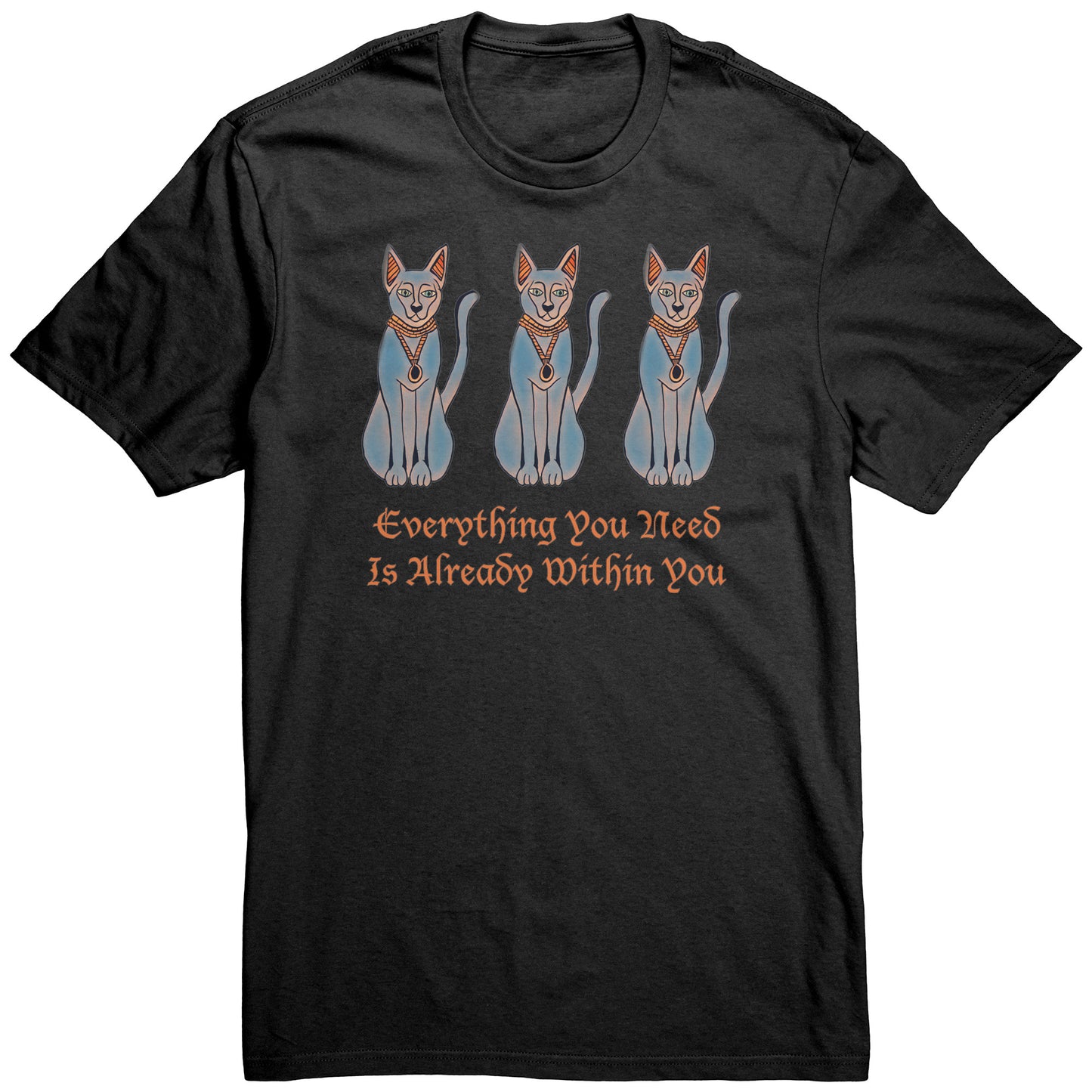 Motivation Growth and Healing Egyptian Cat Tee T-Shirt