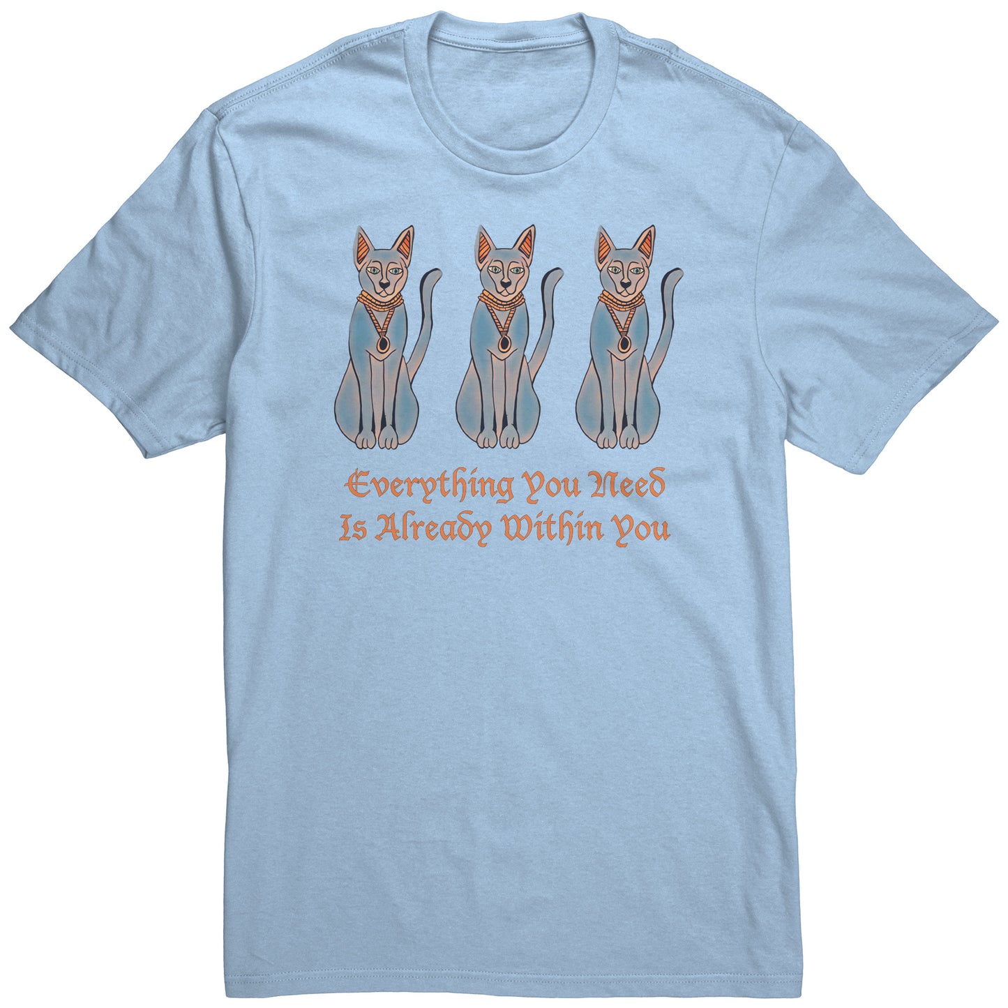 Motivation Growth and Healing Egyptian Cat Tee T-Shirt