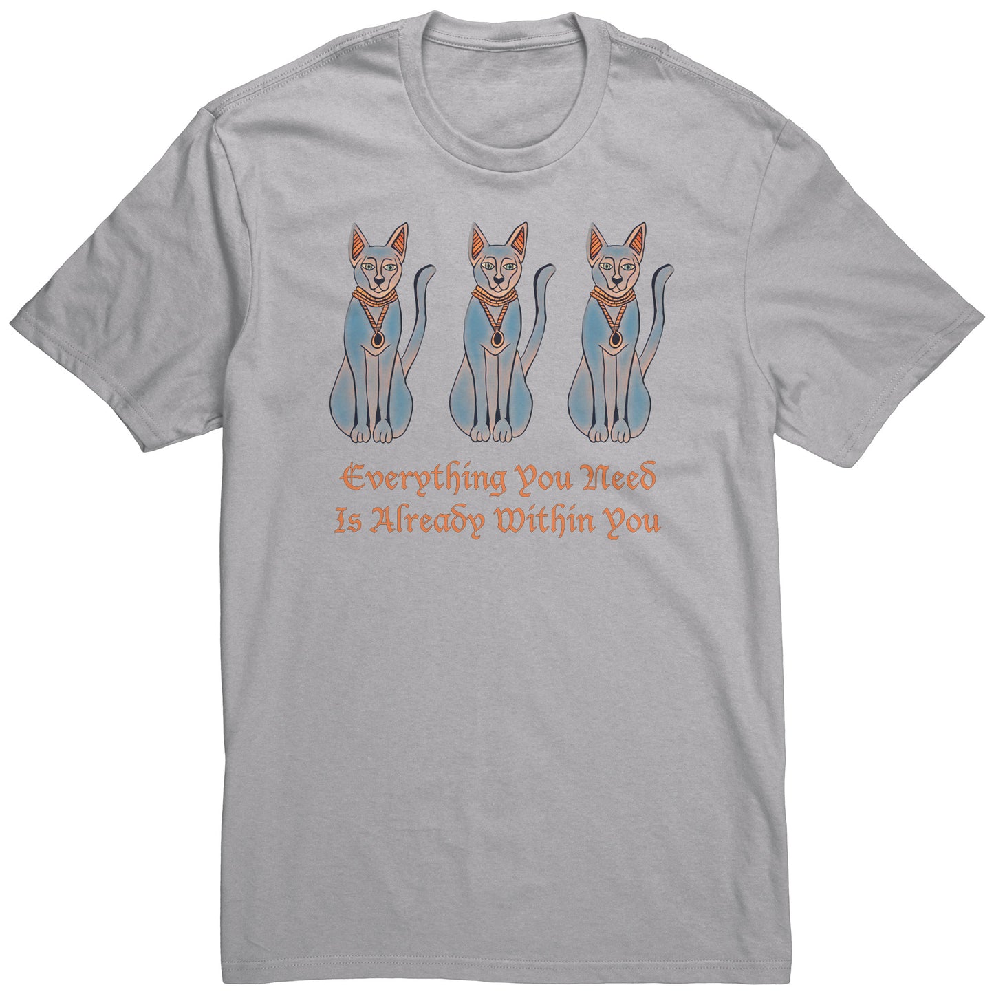 Motivation Growth and Healing Egyptian Cat Tee T-Shirt