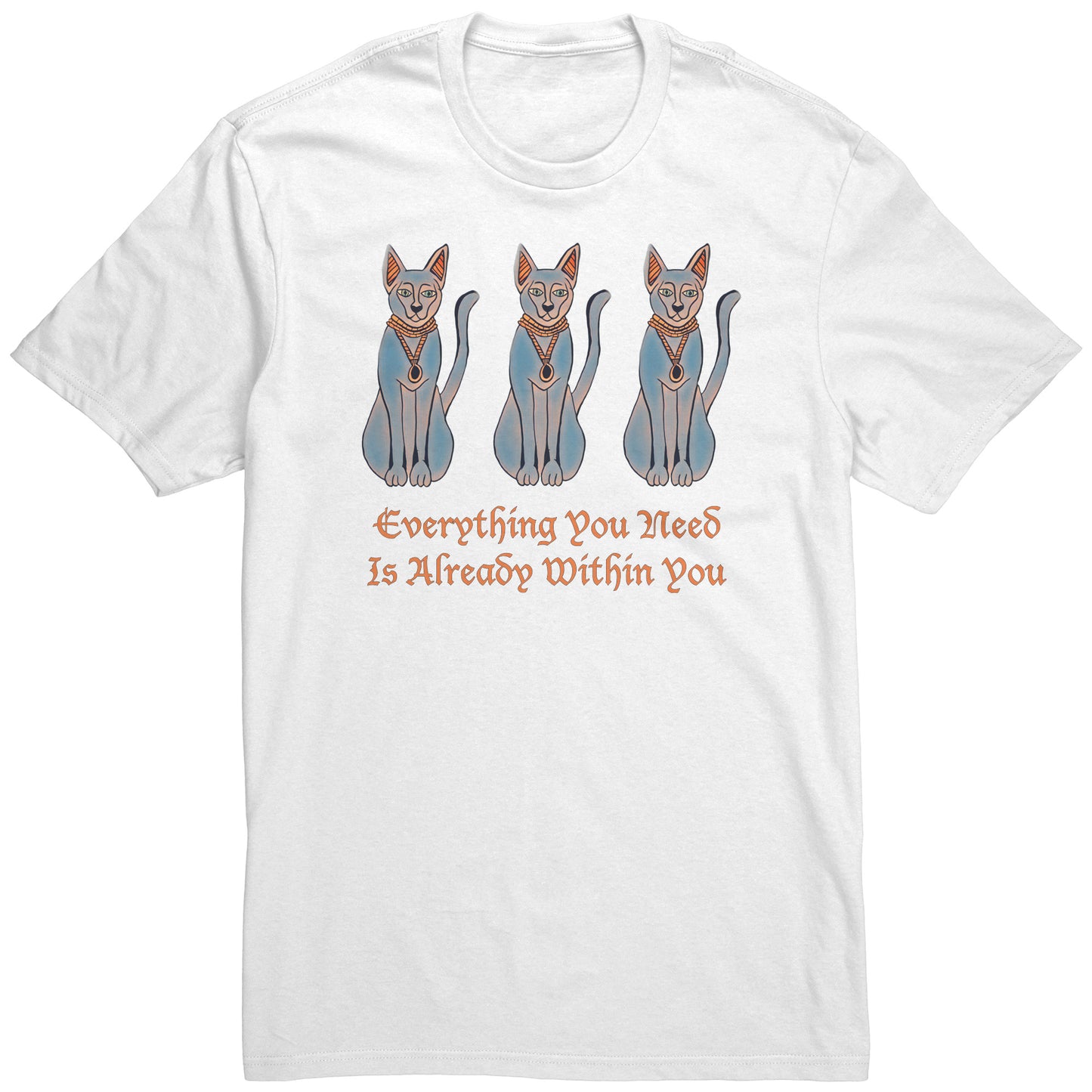 Motivation Growth and Healing Egyptian Cat Tee T-Shirt