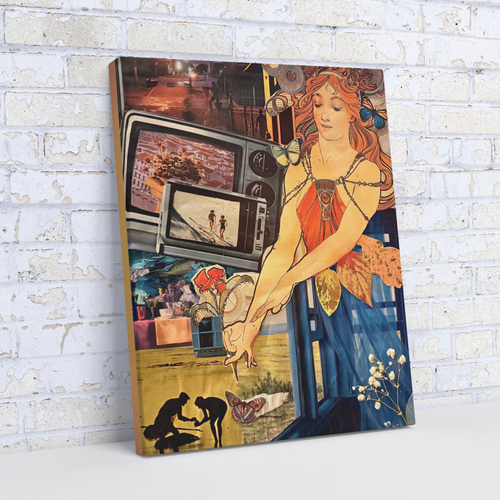 "Nostalgic Dreams" Wrapped Canvas Print 16" x 20"