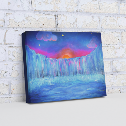 Sunset_Falls_8x10_Canvas_Painting__H_Angle_Wall_Mockup.png