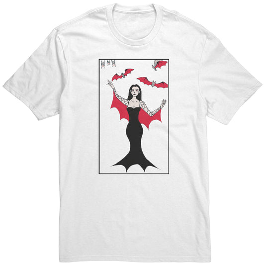 'Vampiress' Bat Goddess T-Shirt Halloween Vampire Tee