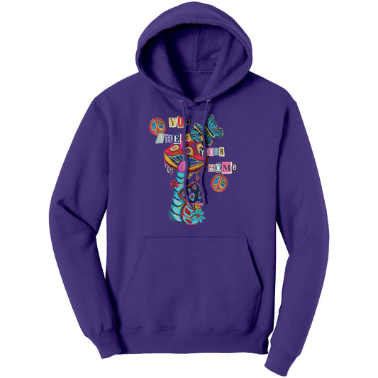 'You Are Your Home' Trippy Mushroom Hoodie